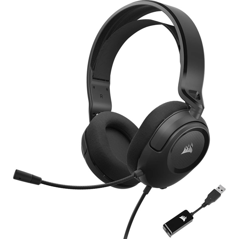 Corsair HS35 SURROUND v2 Sonido Envolvente 7.1 Negro