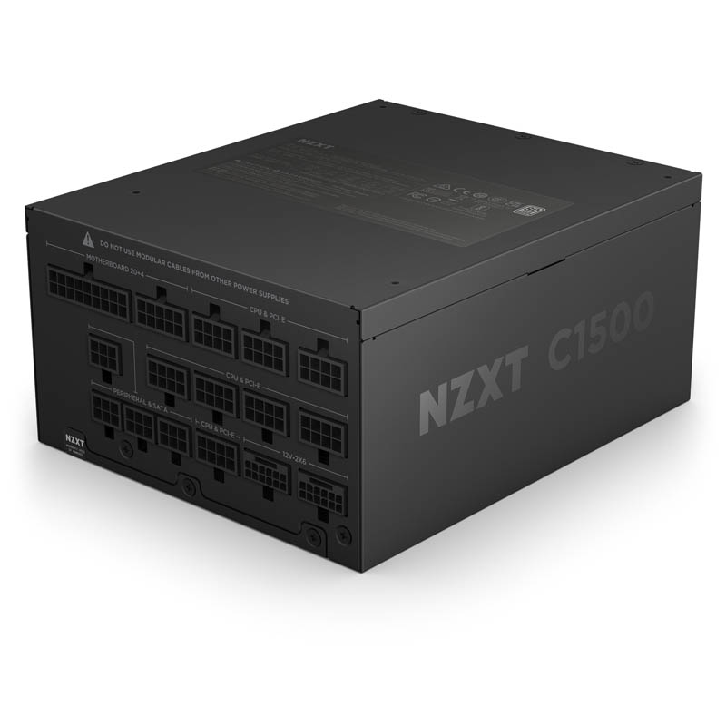 Fuente Alimentación 1500W NZXT C1500 Platinum ATX 3.1 80 PLUS Platinum Fully-Modular Negro