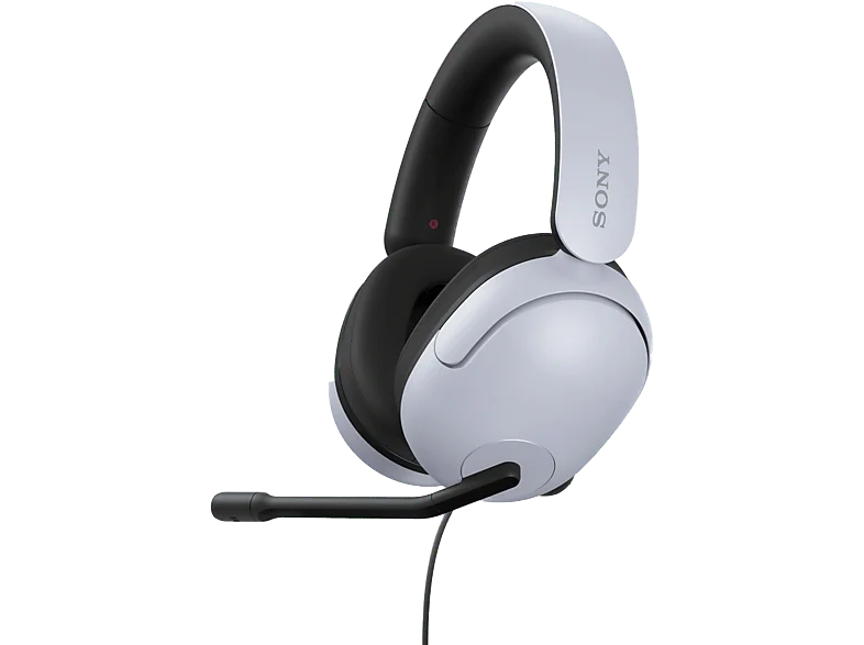 Auriculares gaming - Sony INZONE H3, Sonido espacial 360 para gaming, Micrófono boom de alta calidad, PC / PlayStation5 (PS5)