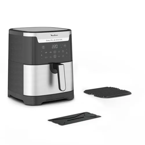 Moulinex Easy Fry & Grill XXL , Freidora de Aire, 6,5L, Digital, Inox: imagen 2