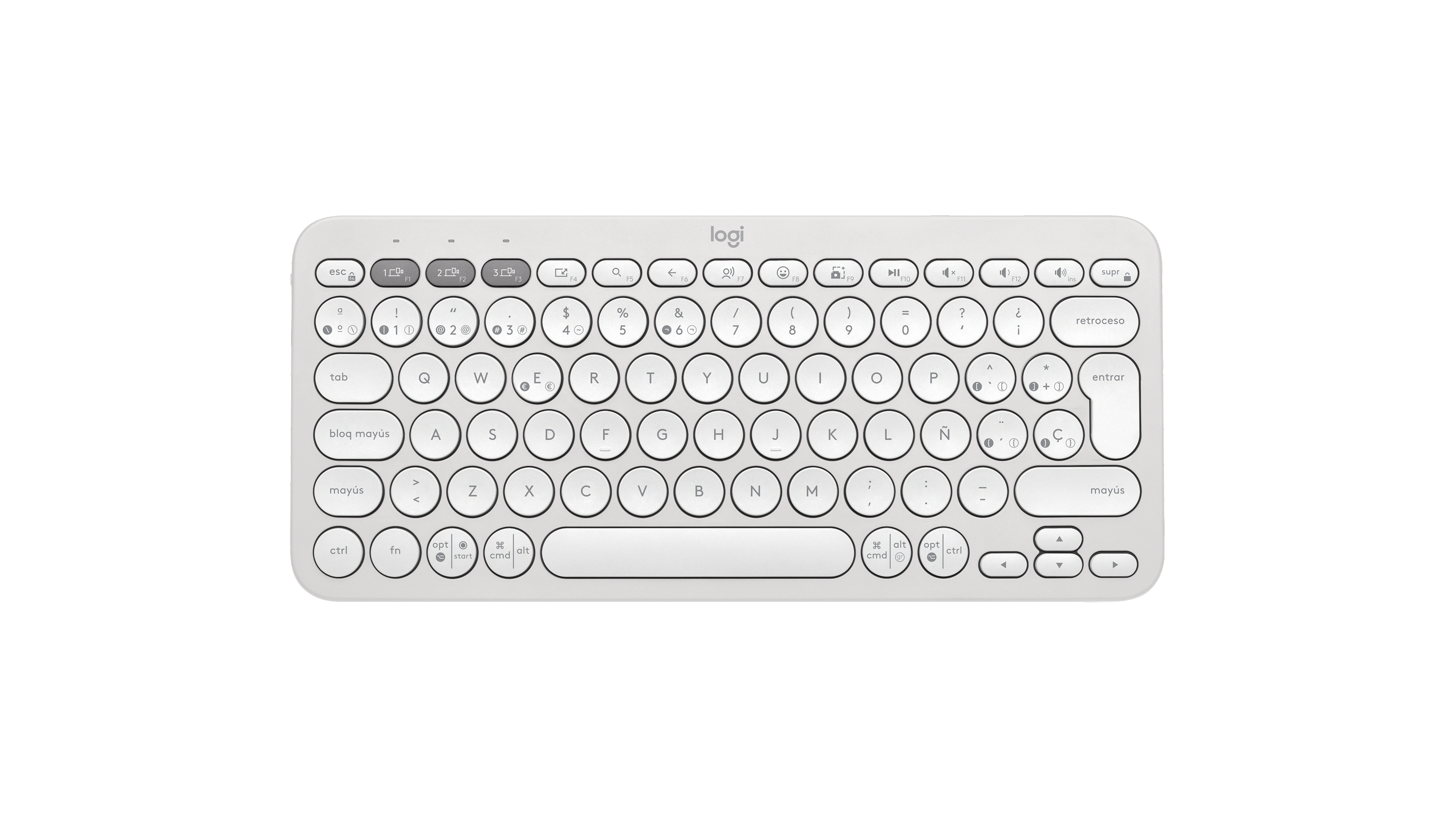 Pebble Keys 2 K380s TONAL WHITE ES