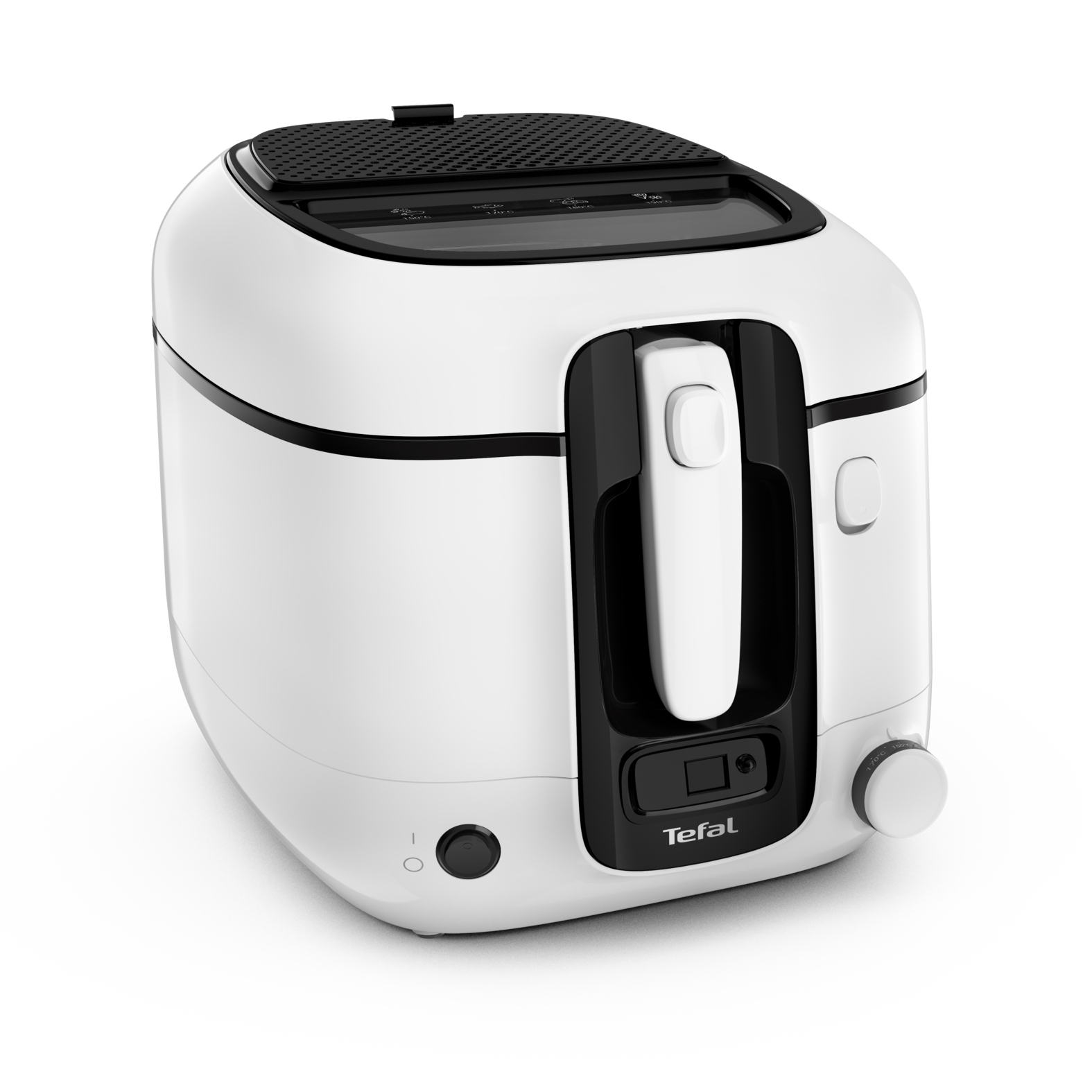 Tefal Super Uno, Freidora con temporizador, Capacidad 2,2 L, Blanca y negra