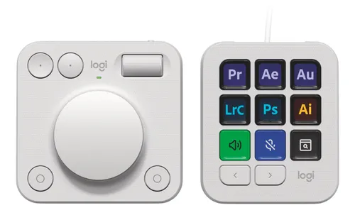 Logitech MX Creative Console-PALE GREY-E