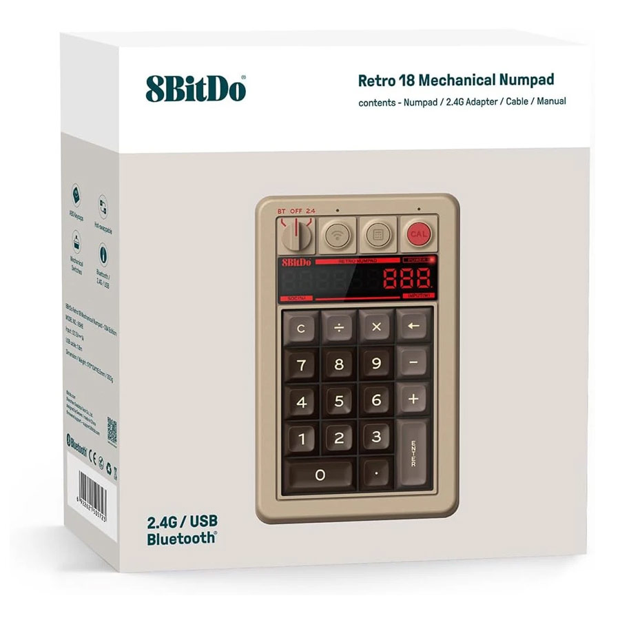 Teclado Mecanico Numerico con Calculadora Retro18 8BitDo PC: imagen 3