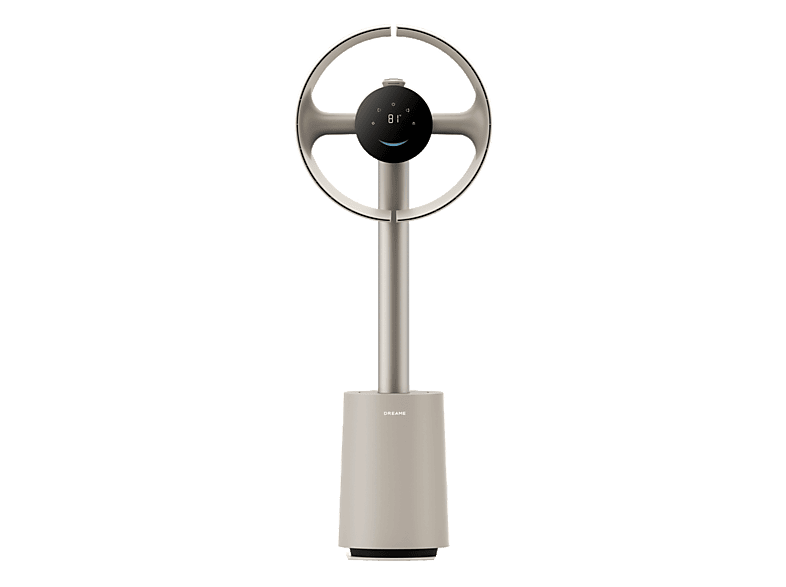 Ventilador de pie - Dreame MF10, 55 W, 10 Velocidades, Sin aspas, Control Inteligente desde el móvil, Beige