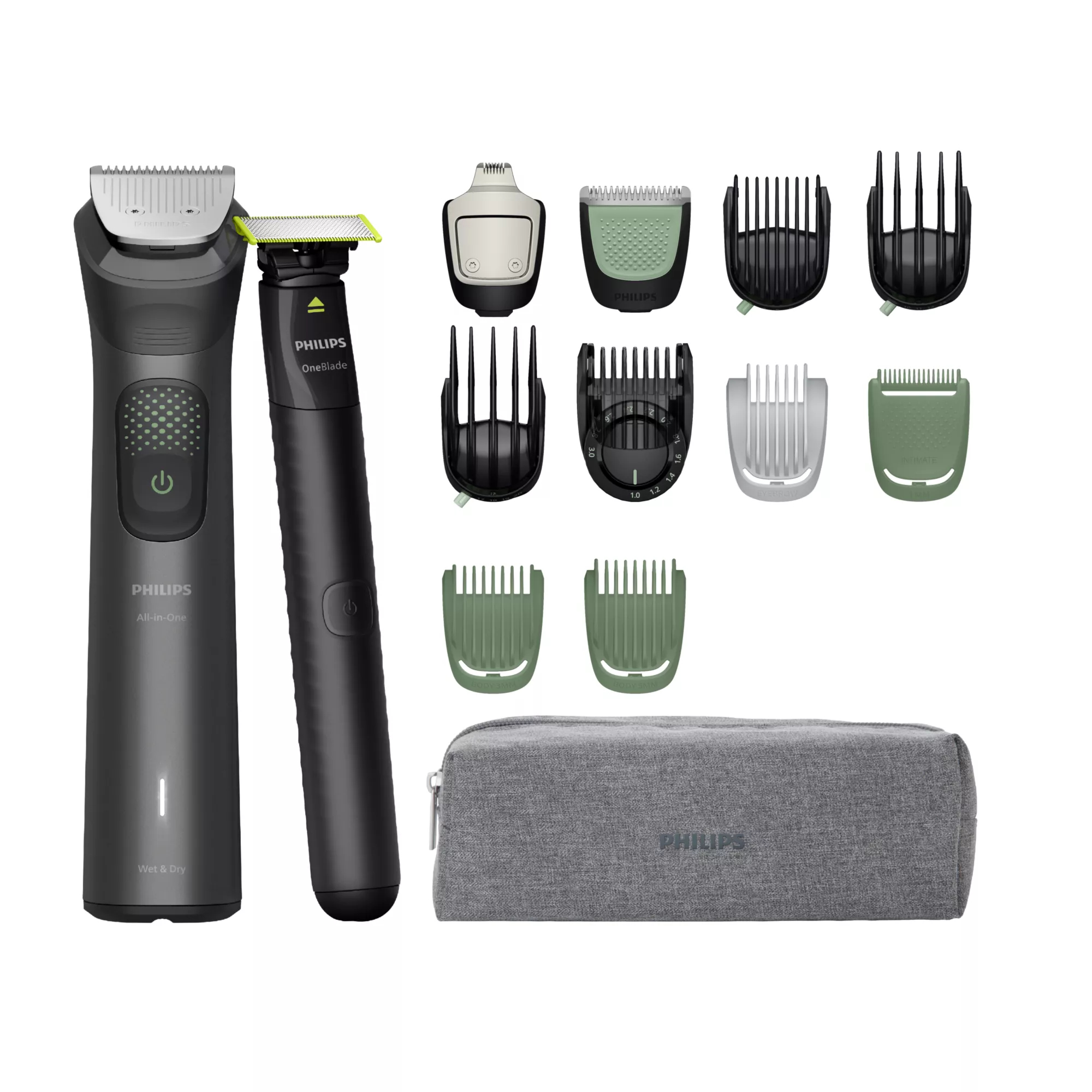 Cortapelos multifunción Philips Seco y Mojado 120min Negro MG9531/15