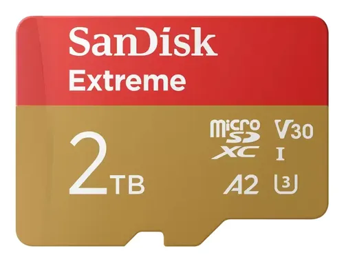 SanDisk Extreme 2 TB MicroSDXC UHS-I Clase 10 SDSQXAV-2T00-GN6MA