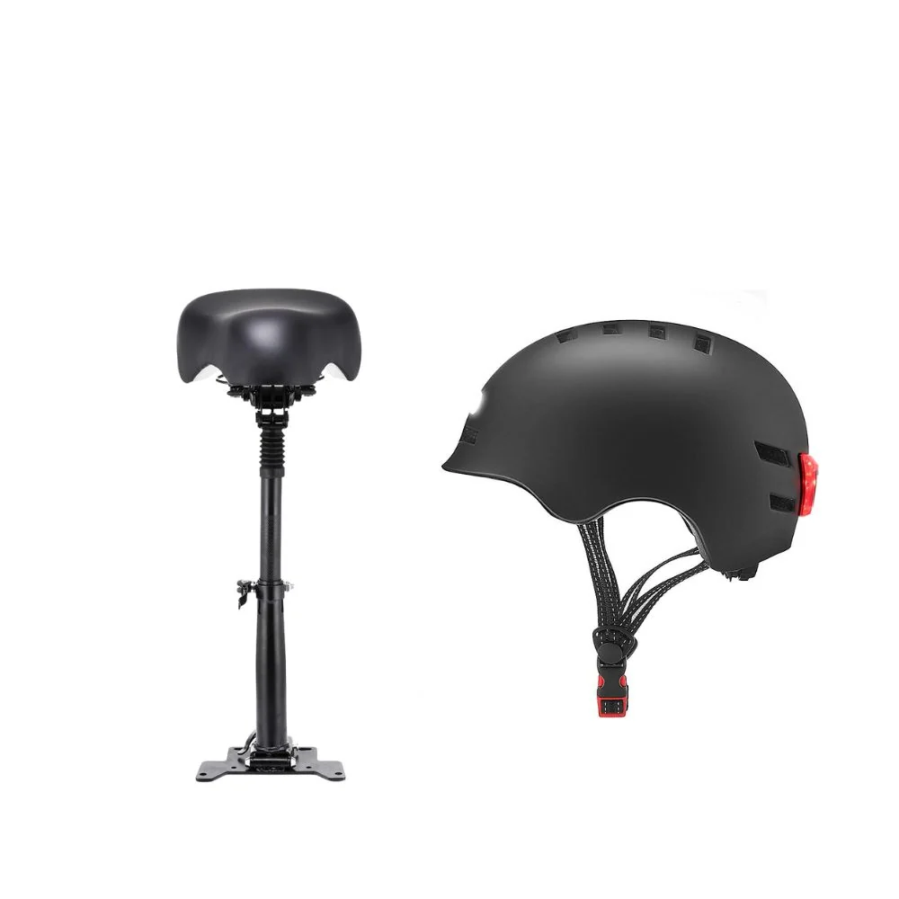 isinwheel Casco de Patinete Eléctrico o bicicleta+ Asiento ajustable isinwheel del Patinete Electrico GT2