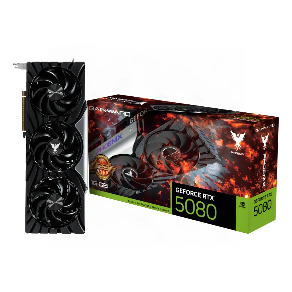 Gainward GeForce RTX 5080 Phoenix GS V1 16GB GDDR7 Negro