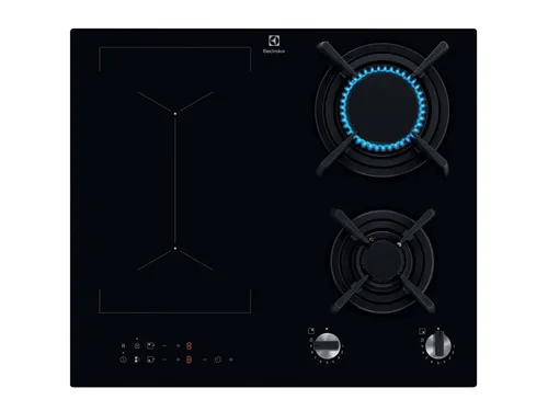 Electrolux - Placa de gas mixta Electrolux con 2 quemadores y 2 zonas de inducción - KDI641723K.