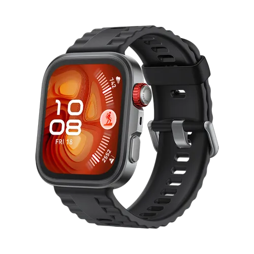 Smartwatch - Huawei Watch Fit 4 Pro, 1.82" AMOLED, 10 días batería, Compatible iOS Android, Correa Fluoroelastómero, Negro