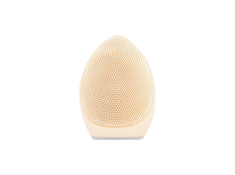 Limpiador facial - Natcare Pearl, Para la cara, 3 niveles de velocidad, IPX7, Limpieza sónica con función cuidado térmico, Crema