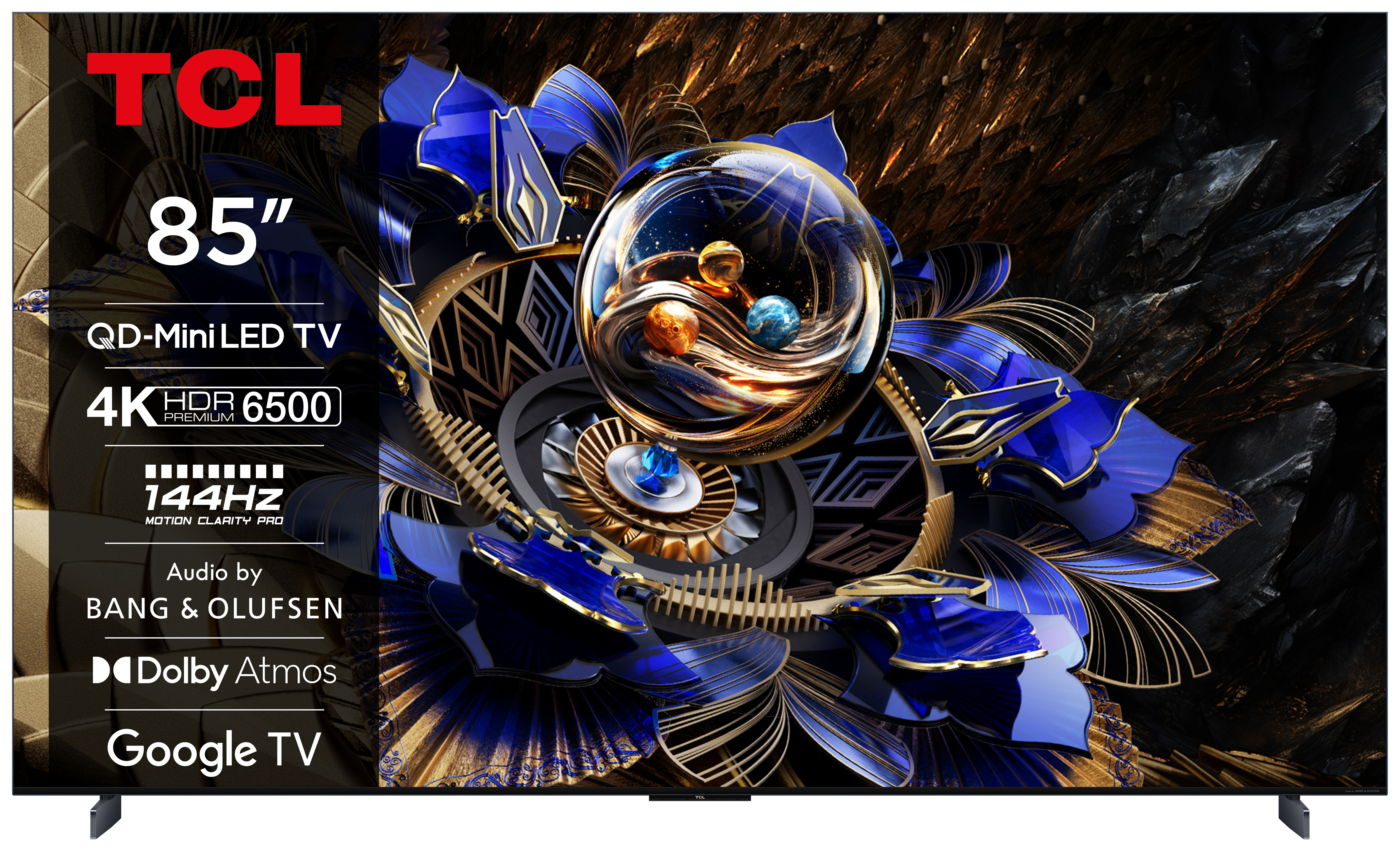 TCL - TV QD-Mini LED 215,9 cm (85") TCL 85X11K, 4K HDR Premium 6500 nits, Smart TV Google TV, compatible con Asistentes de voz.