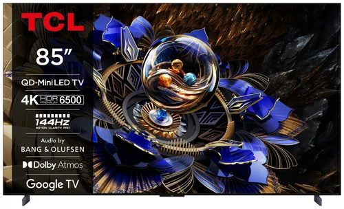 TCL - TV QD-Mini LED 215,9 cm (85") TCL 85X11K, 4K HDR Premium 6500 nits, Smart TV Google TV, compatible con Asistentes de voz.