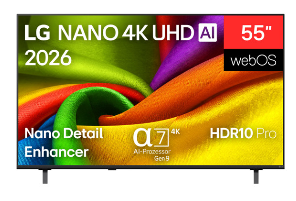 LG 55NU8E0B3LA Smart TV NanoCell 55" 4K UHD α7 AI Gen9