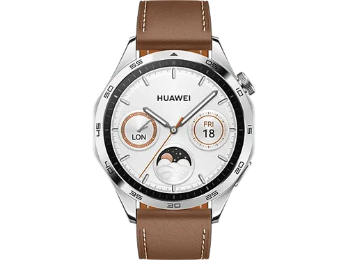 Smartwatch - Huawei Watch GT4, 46 mm, AMOLED, Hasta 14 días de autonomía, Marrón