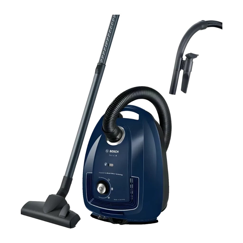 Aspiradora con bolsa Bosch Serie 4 Azul 600W Radio 10m BGD38BU2