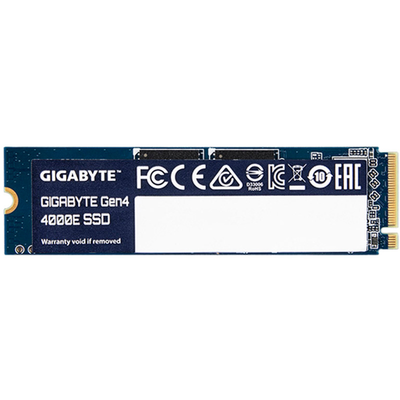 GIGABYTE Gen4 4000E SSD 500GB M.2 3600MB/s PCI Express 4.0 NVMe