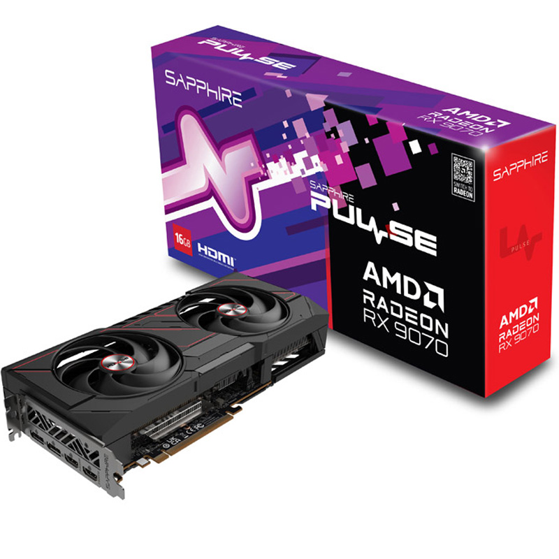 Sapphire Pulse AMD Radeon RX 9070 16GB GDDR6