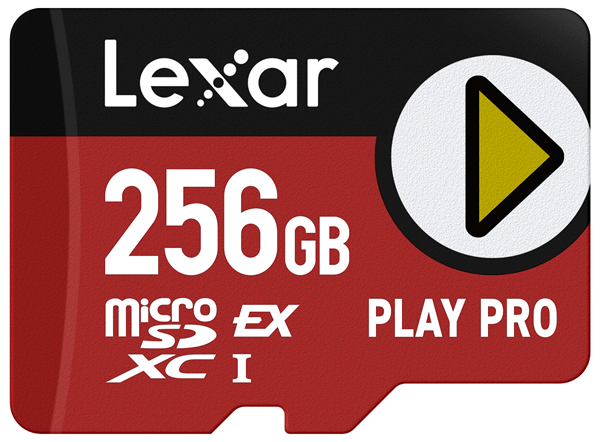 Tarjeta microSD Lexar PLAY Pro microSDXC Express 7.1 256GB V30 U3