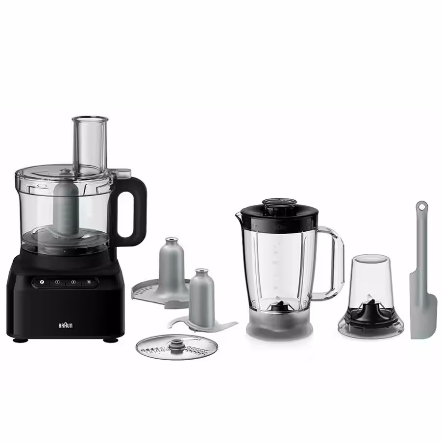 Braun Procesador de alimentos PurEase FP3132 BK FP3132BK