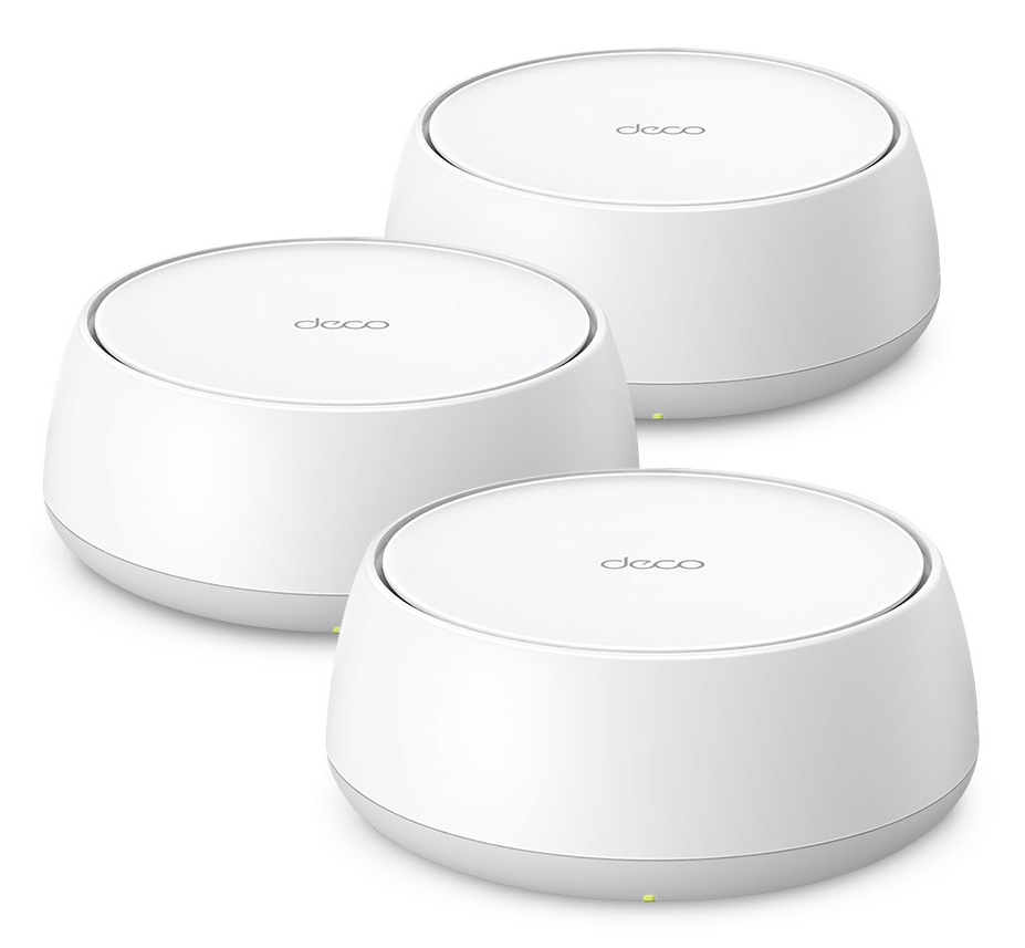 Sistema Mesh Wi-Fi 7 TP-Link Deco BE22 con controles Deco BE22(3-pack)