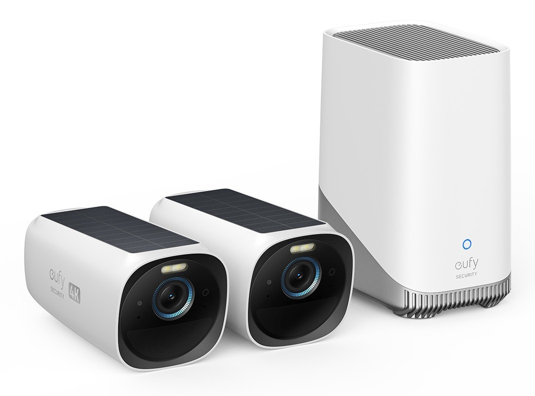 Eufy T88713W1 eufyCam S330 (eufyCam 3) Kit de 2 cámaras 4K T88713W1