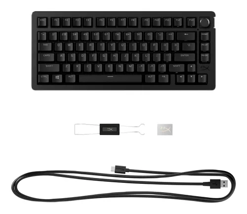 Teclado Gaming inalámbrico HyperX Alloy Rise 75 Negro