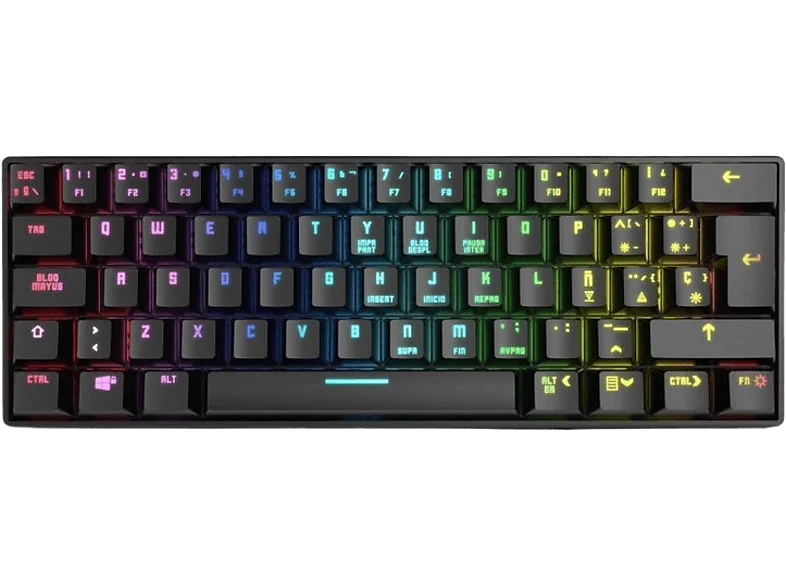 TECLADO MECANICO GAMING KROM KLUSTER RGB - MINI KEYBOARD