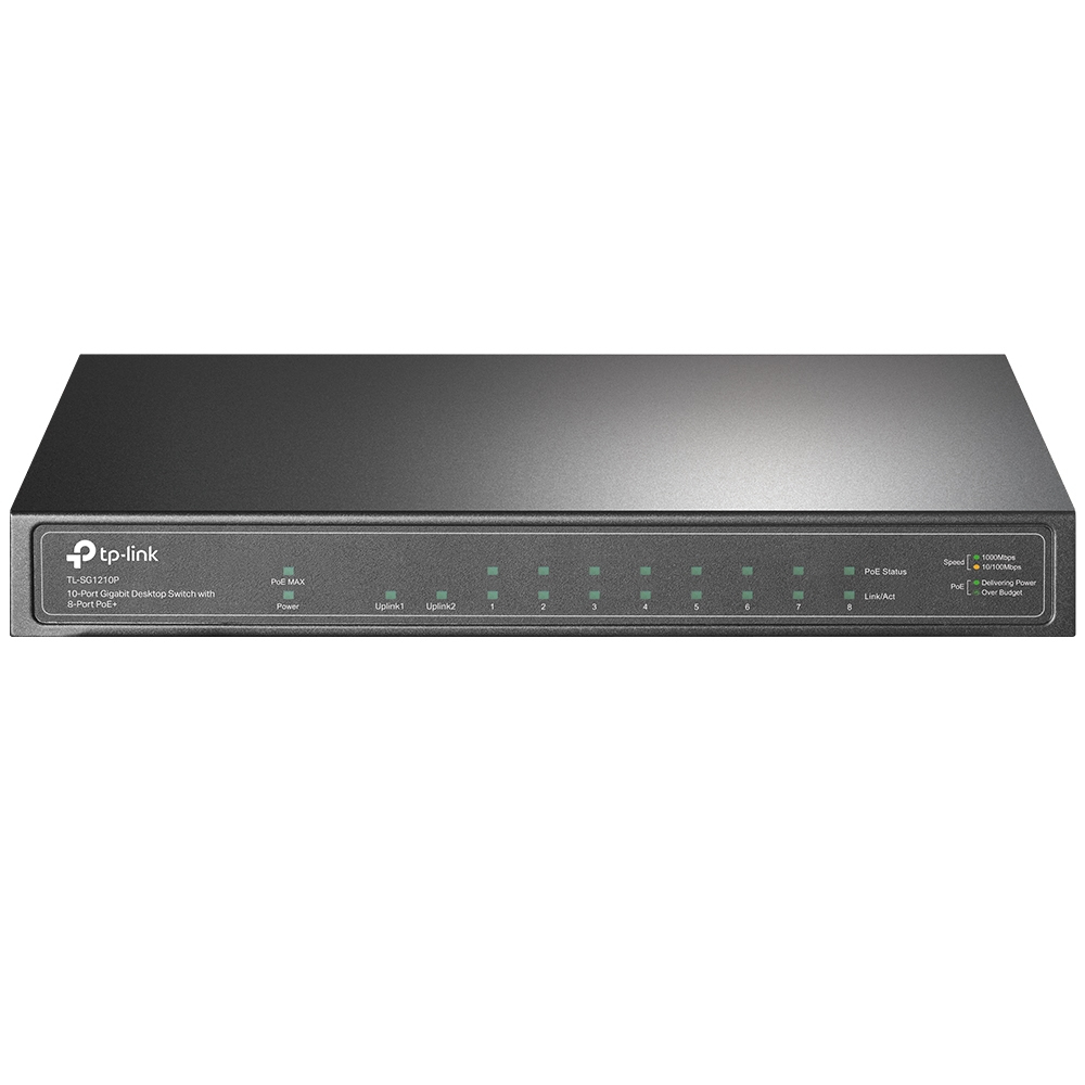 TP-Link TL-SG1210P switch No administrado Gigabit Ethernet TL-SG1210P