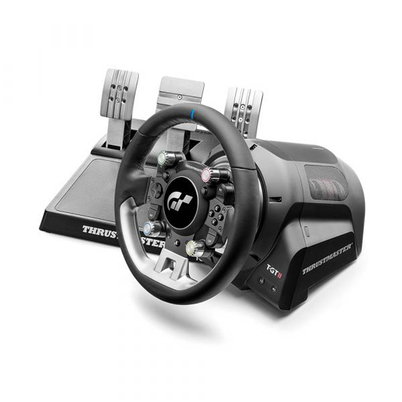 Thrustmaster Servo + Volante T-GT II + Pedales Para PS5 PS4 PC