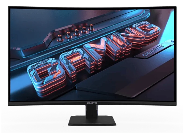 MONITOR GIGABYTE 32" GS32QCA,CURVO,VA,2560X1440 (QHD),0.27PP,3500:1,1MS,180HZ,2HDMI+1DP