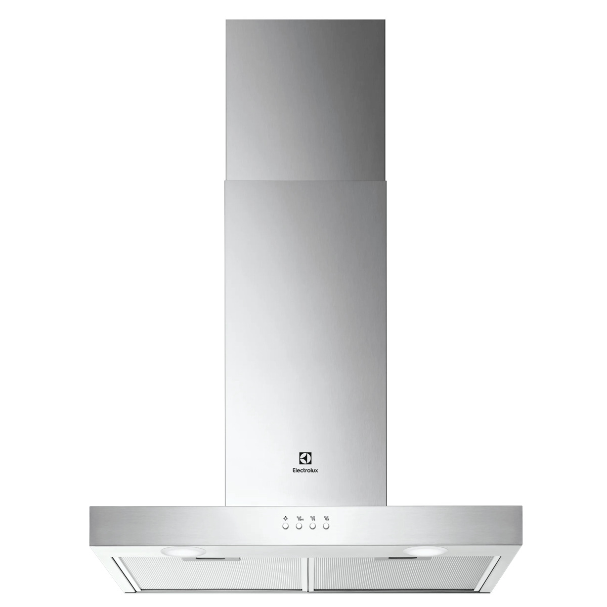 Campana decorativa - Electrolux LFT416X, 3 velocidades, 600 m³/h, Luces LED, 60 cm, Inox