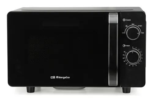 HORNO MICROONDAS SIN GRILL ORBEGOZO MI 2061 CE 20 LITROS NEGRO
