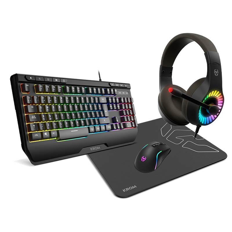 KROM Combo Gaming KENYA 4 en 1