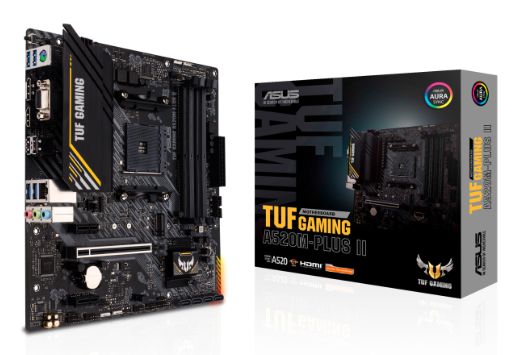 ASUS TUF GAMING A520M-PLUS II AMD A520 Zócalo AM4 90MB17G0-M0EAY0