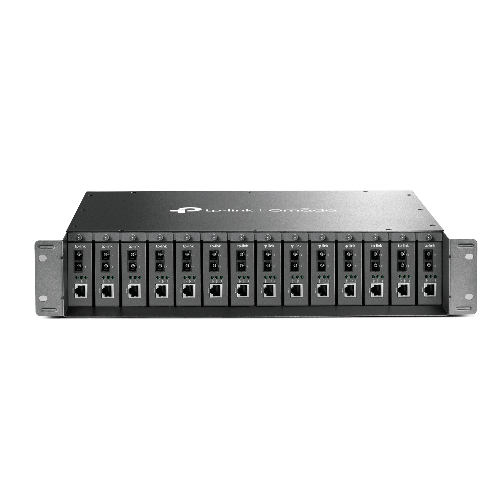 TP-Link MC1400 (TL-MC1400) 14-Slot Media Converter Chassis MC1400