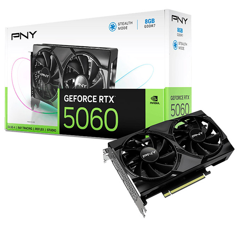 PNY GeForce RTX 5060 Dual Fan 8GB GDDR7 DLSS4