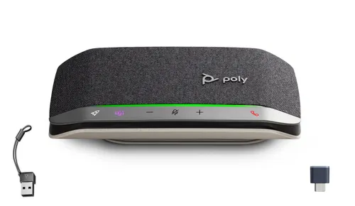 HP Poly Sync 20+M Speakerphone USB-C/A Adapter altavoz PC B95VLAA#AC3