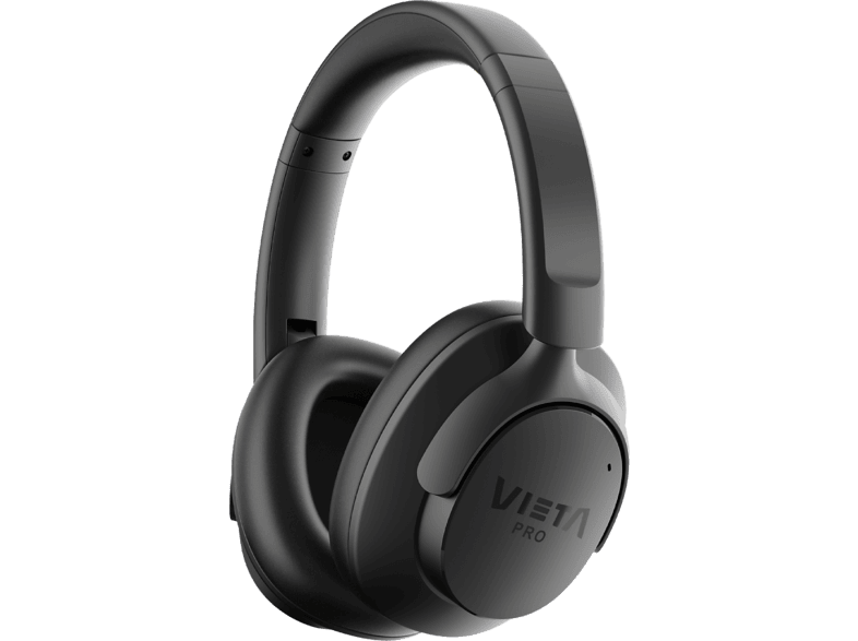 Auriculares inalámbricos - Vieta Spatial, 50h Autonomía, Cancelación de Ruido, Bluetooth, 400 mAh, Negro