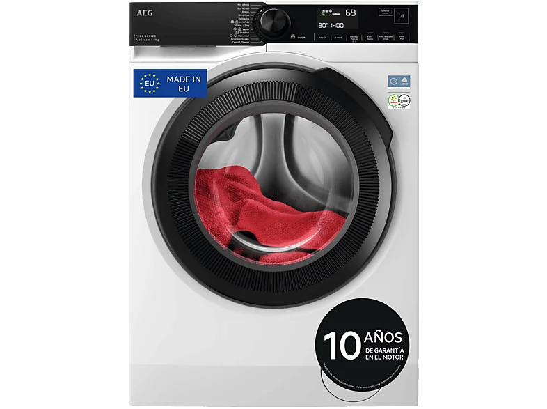 AEG Lavadora de libre instalación Serie 7000 ProSteam® de 11.0 kg LFSR7304L4BP