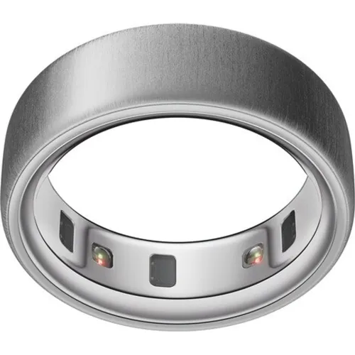 Oura - Anillo inteligente Oura Ring Gen4 Brushed Silver.