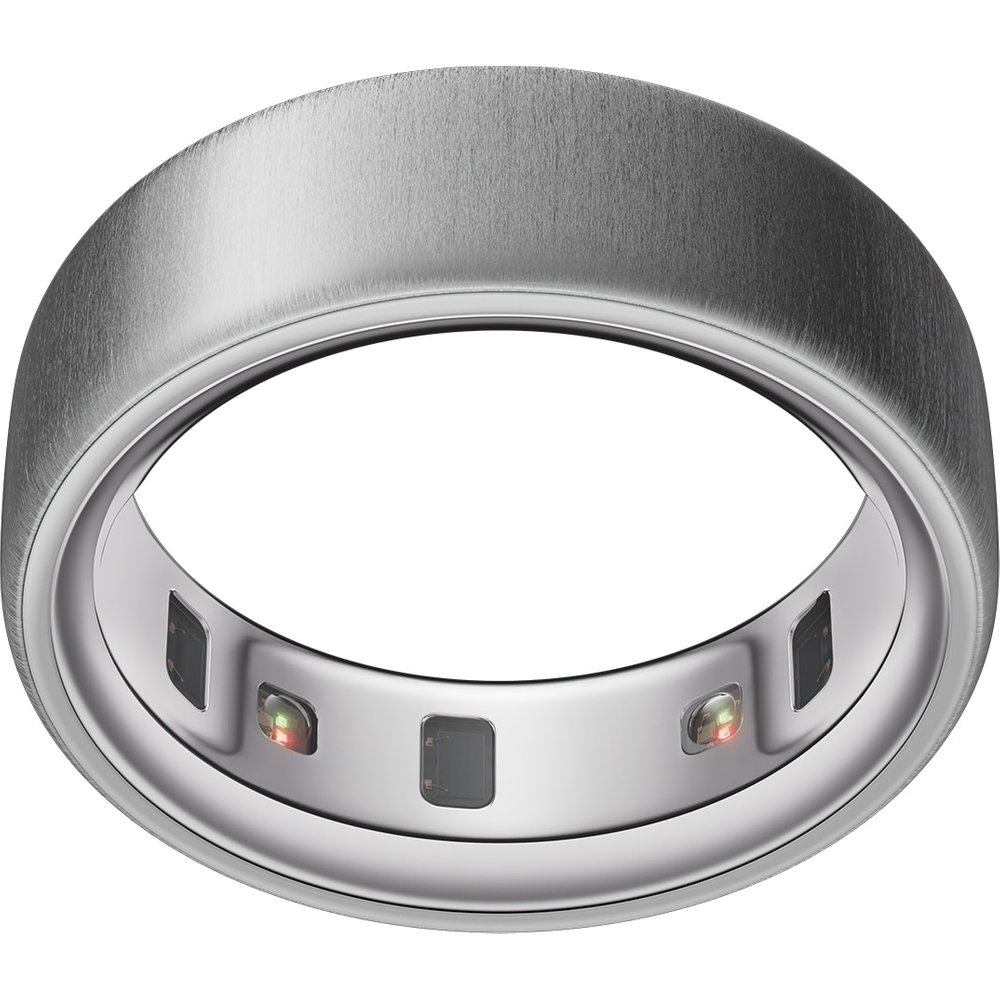 Oura - Anillo inteligente Oura Ring Gen4 Brushed Silver.