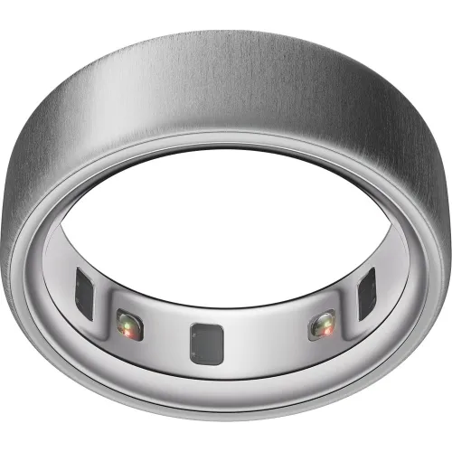 Oura - Anillo inteligente Oura Ring Gen4 Brushed Silver.