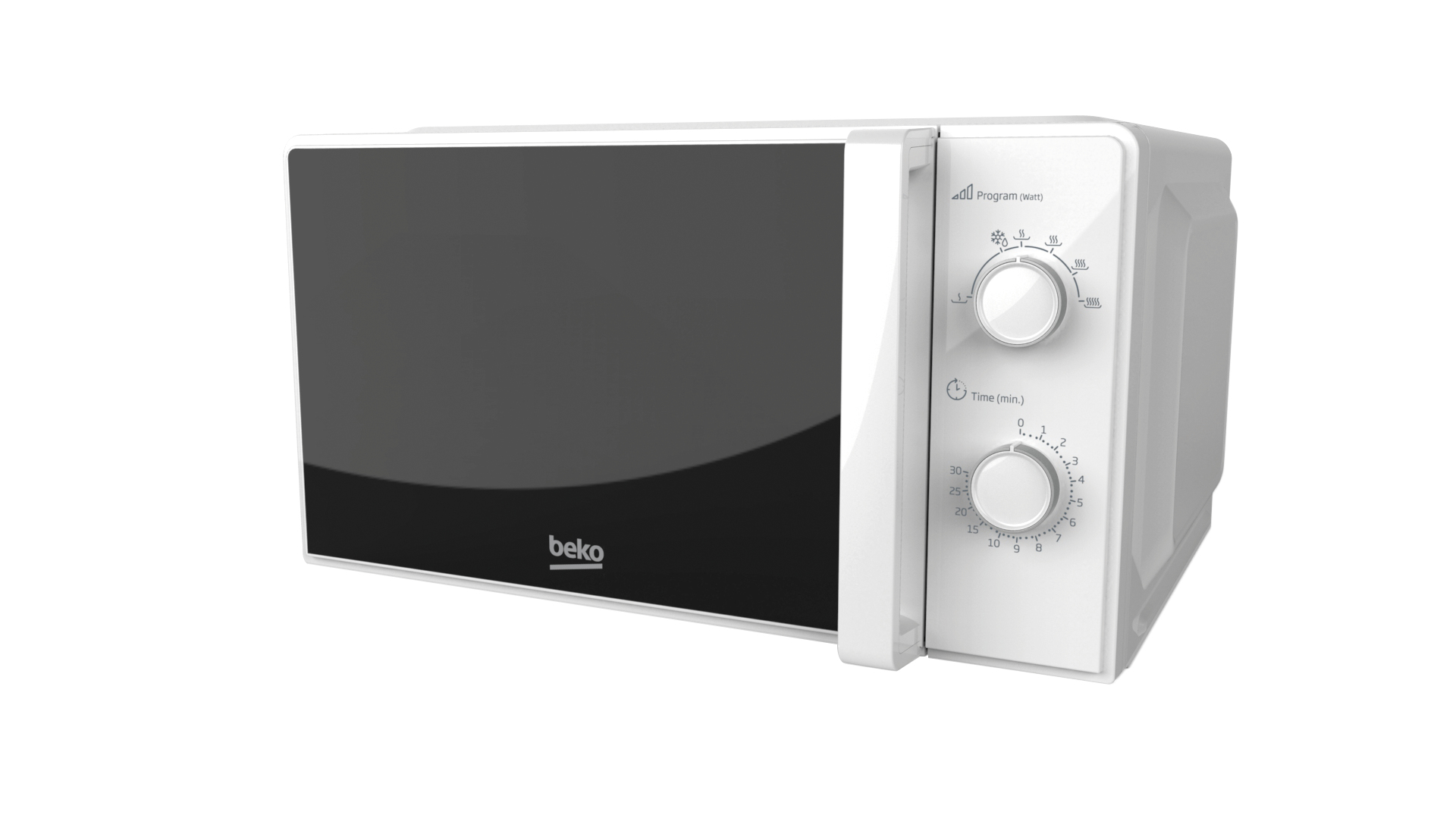 Microondas - Beko MOC20100WFB, 700W, 5 Niveles, Función Descongelación, 20 l, Blanco