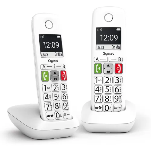 TELEFONO SOBREMESA SIEMENS E290 DUO WHITE