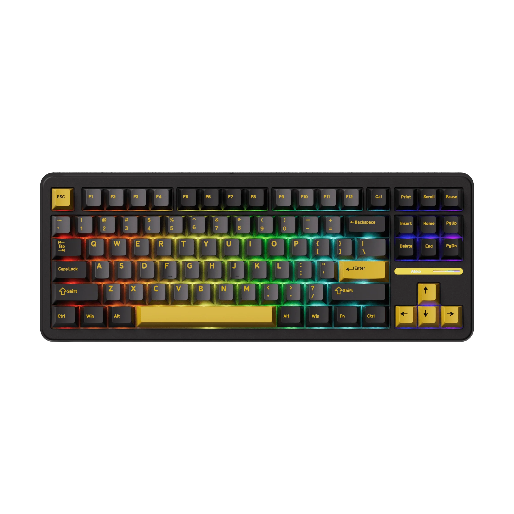 Teclado mecánico AKKO Black &, oro negro