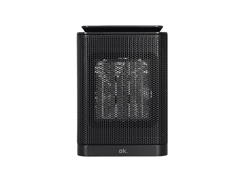 Calefactor cerámico - ok. OFH 1521521 B ES, 1500 W, Control táctil, 45dB, Apagado automático, ABS, Negro
