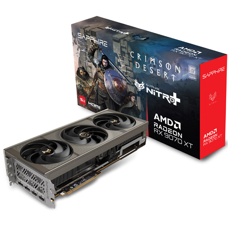 Sapphire Nitro+ AMD Radeon RX 9070 XT Crimson Desert Version Gaming OC 16GB GDDR6