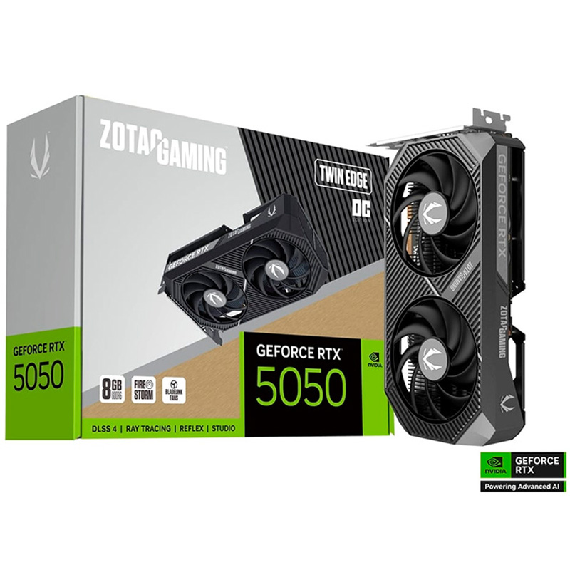 Zotac Gaming GeForce RTX 5050 Twin Edge OC 8GB GDDR6 DLSS4